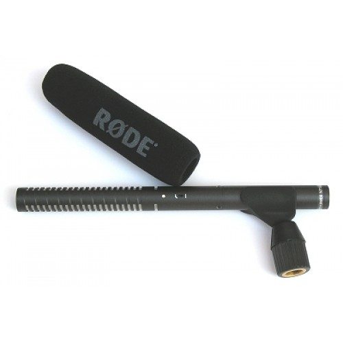 Micrófono condensador Shotgun 48V